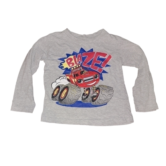 Nickelodeon Blaze long sleeve shirt size 5T gray - Picture 1 of 7